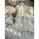 Red Maria Butterfly Shadows Blouse and Underskirt(Reservation/Full Payment Without Shipping)